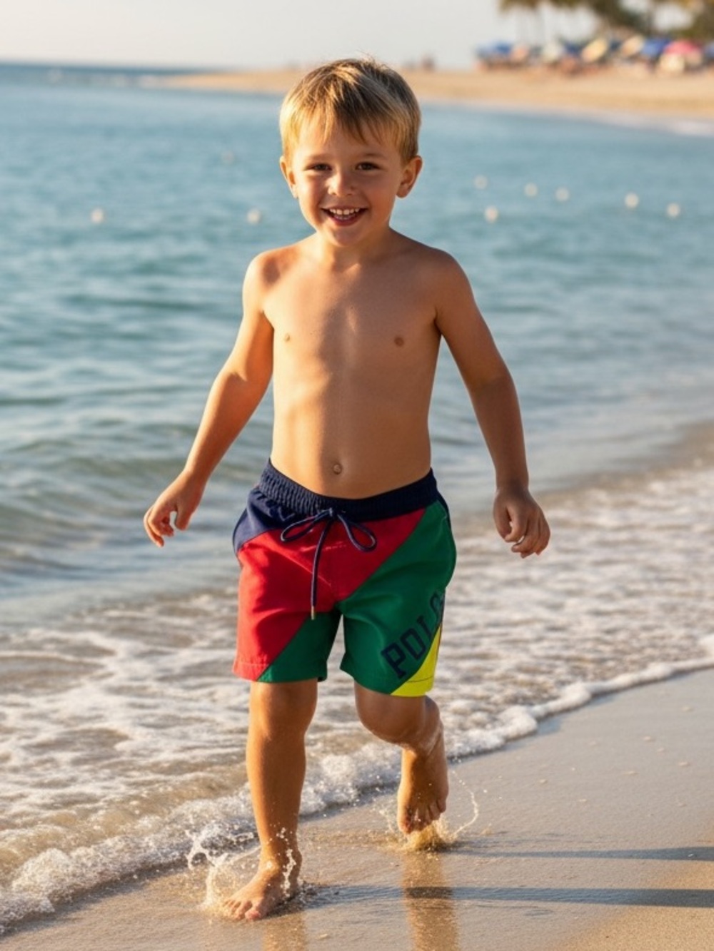 Polo Ralph Lauren Traveler Stretch Swim Trunks-Boys 4/4T
